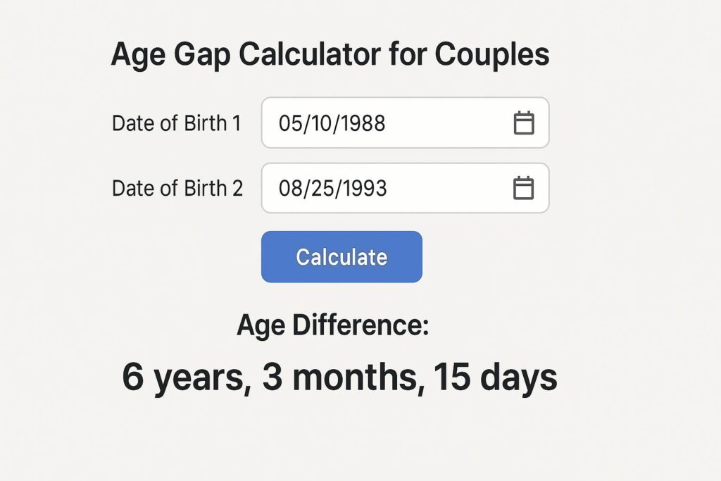 dating age calculator