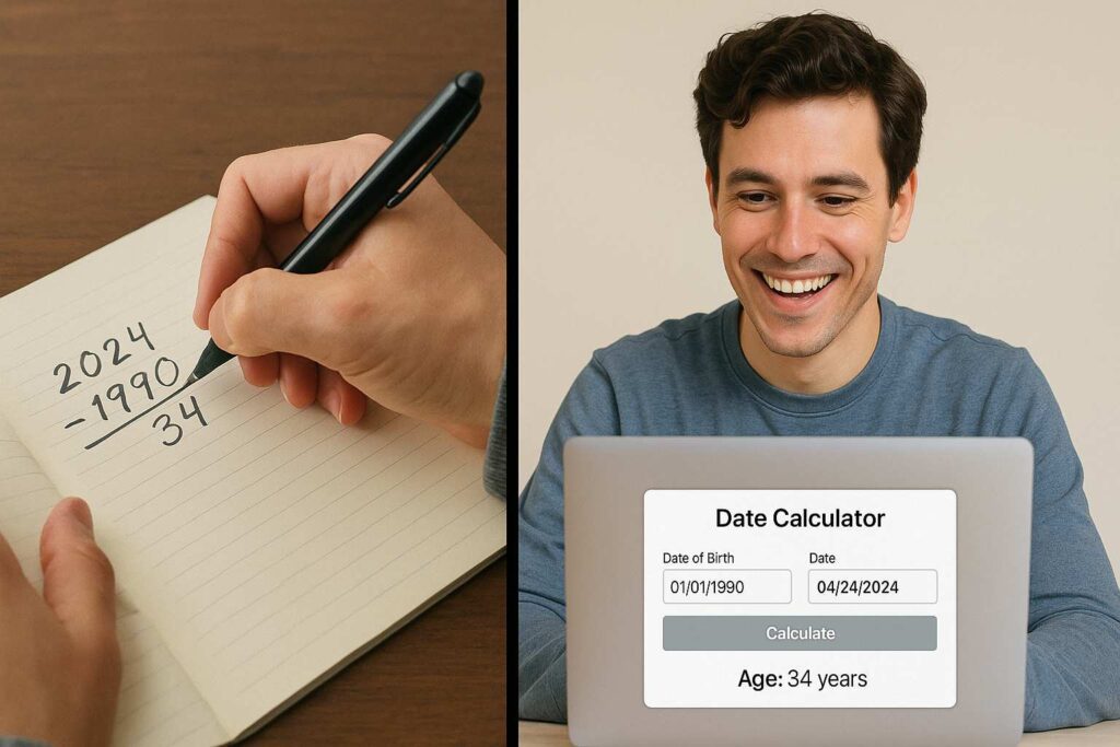 calculate birthday difference