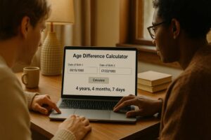 age difference calculator by birthday