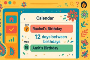 birthday gap calculator