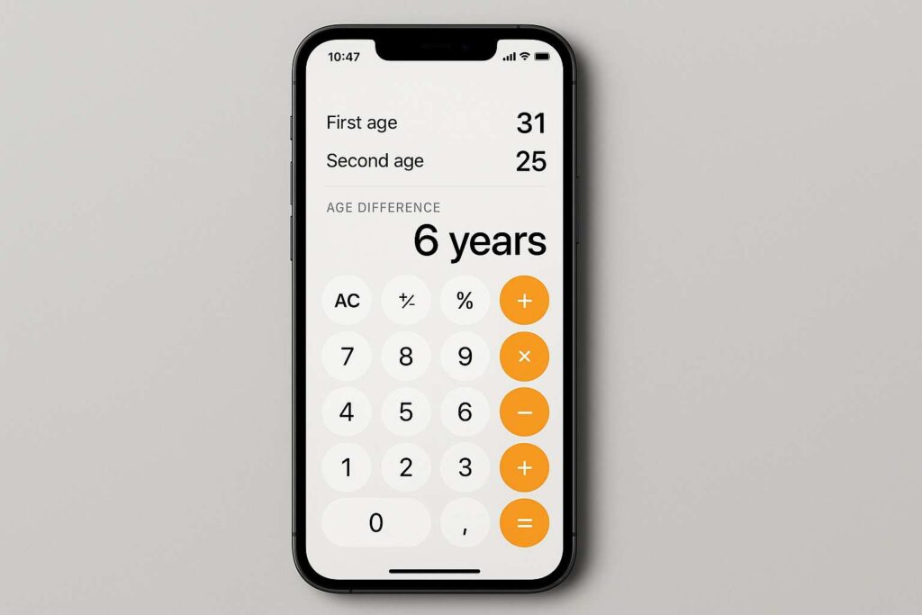 dating age difference calculator